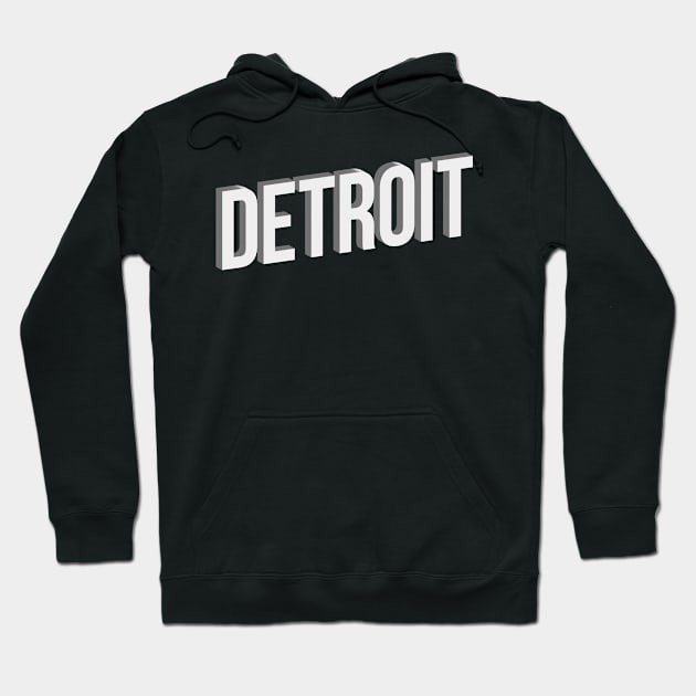 Detroit, Michigan Hoodie by whereabouts